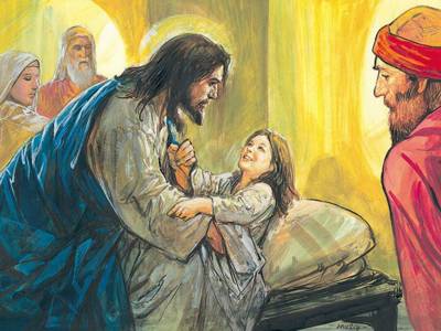 Pan Jezus pomaga chorym